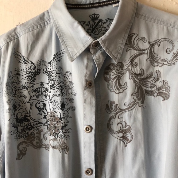 Men’s Guess Dress Shirt XL - Picture 4 of 6